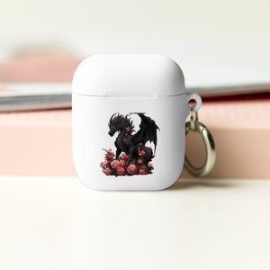 Dragon and Roses AirPods Case: Fantasy Tech TPU Protector