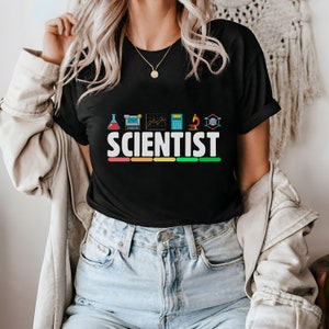 Scientist Unisex t-shirt, gift for science teacher, stem fashion, science lover, science gift, lab tech, science humor,geek chic,scientific