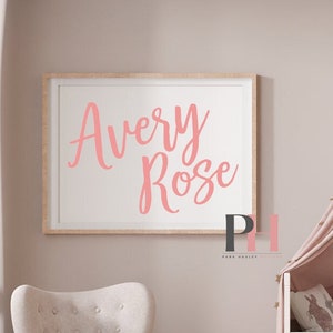 Custom Baby Name | Wall Hanging | Canvas Art | Personalized Baby Gift | Nursery Decor | Boho Nursery Decor | Nursery Name | New Born Gift