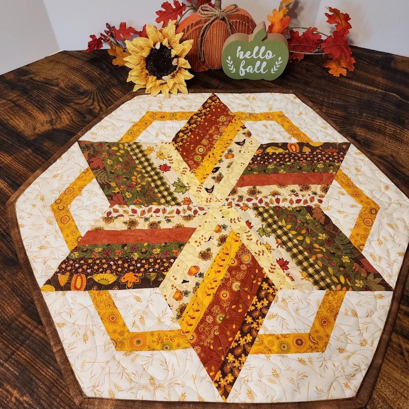 Quilted Table Topper - Etsy