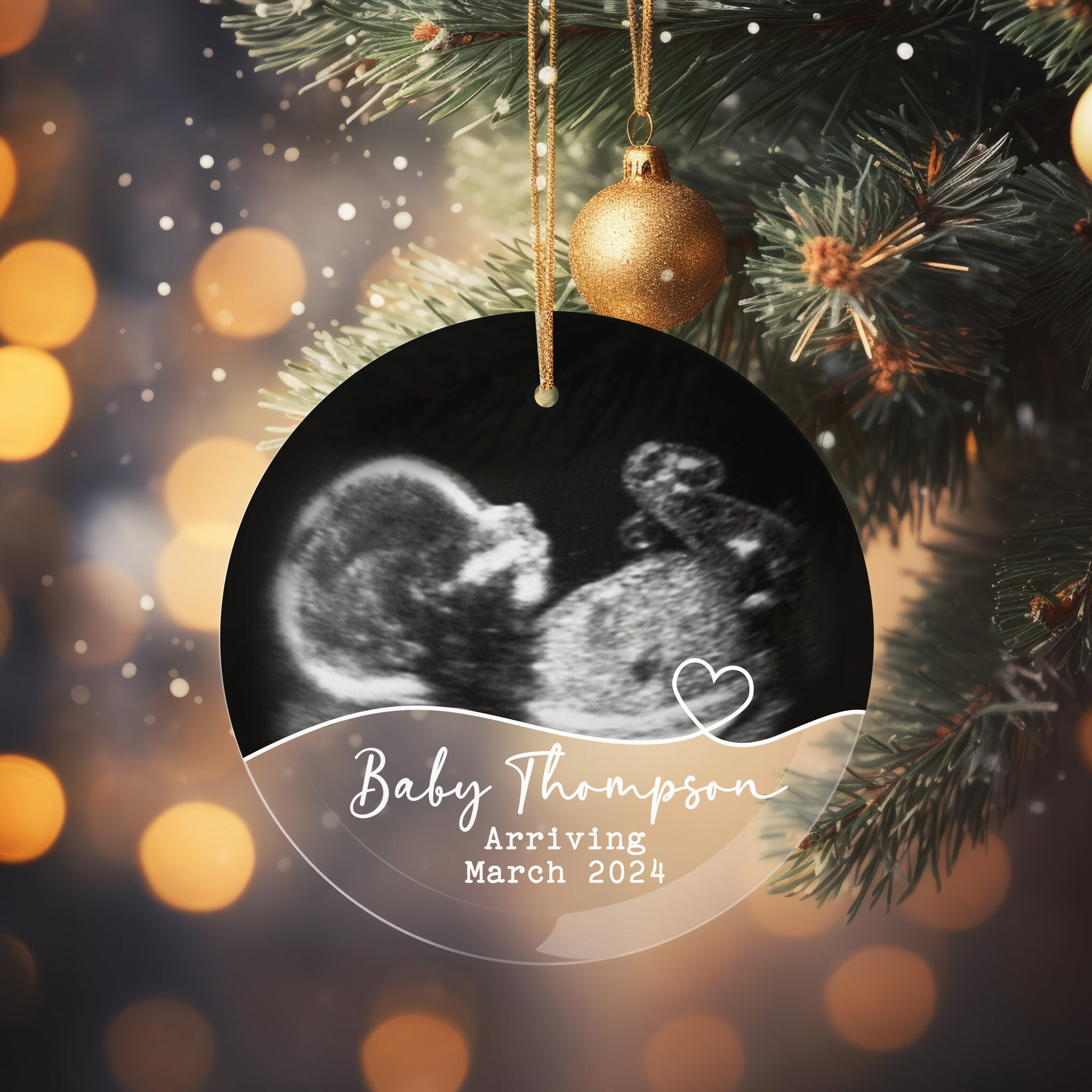 Sonogram Ornaments Special Delivery Sonogram Ornament