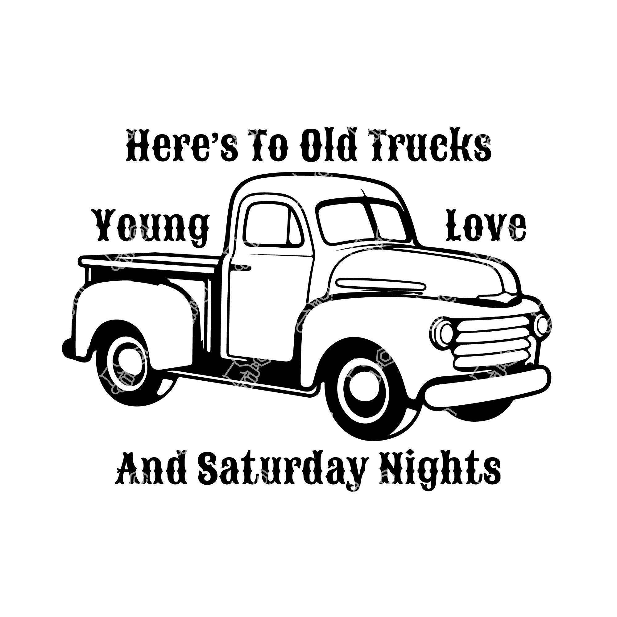 Young Love and Saturday Nights Chris Young SVG Downloadable Files Svg