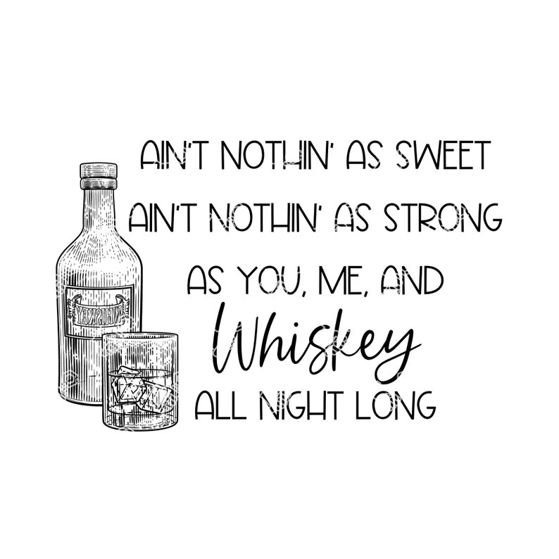 You Me and Whiskey Justin Moore With Priscilla Block Song Lyrics SVG