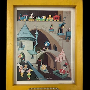 Vernon Grant Lithograph Prints Choice of Five Different Cartoon Characters Framed 11 x 9 - Priced Individually - Choose your Print