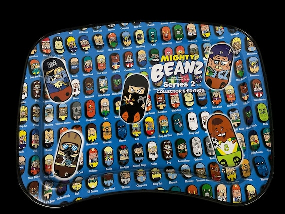 Vintage Kids TV Tray Mighty Beanz Series Collectors Edition 17