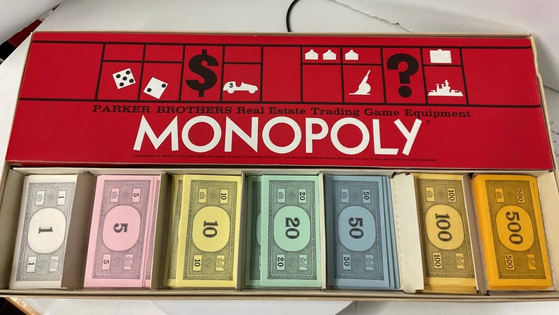 Jeu Monopoly Miro-Meccano Licence Parker Brothers USA - Jeu D'occasion Incomplet