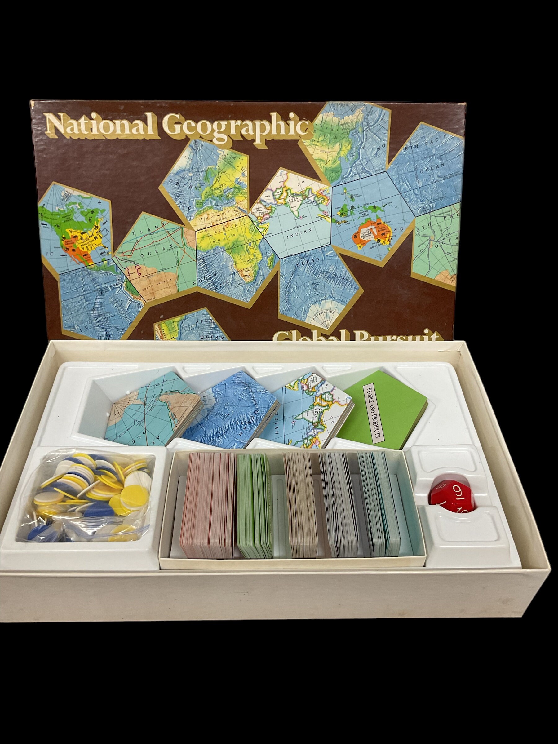 Vintage National Geographic Board Game 1987 Etsy