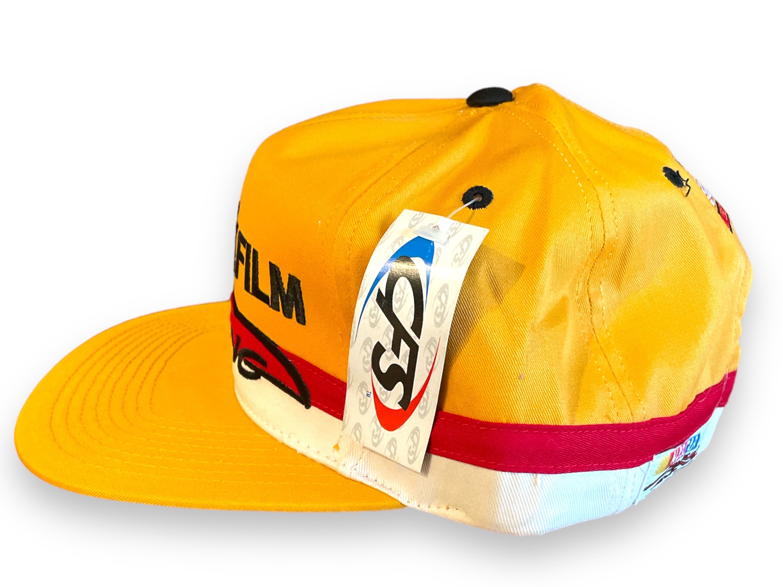 Kodak Racing Cap Vintage NASCAR Kodak Film Racing Snap Back Trucker Hat, Old Stock With ...