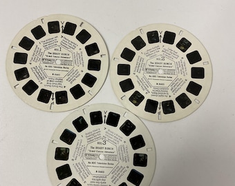 VIEWMASTER REELS! Vintage The Brady Bunch Grand Canyon Adventure  Set of 3 Reels - Proceeds for Charity