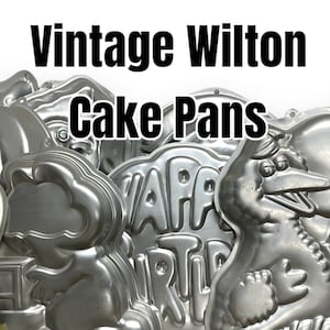 Wilton Cake Pans Choose your design Price per Pan Vintage Cake Pans, Combined shipping Available please ask. image 1