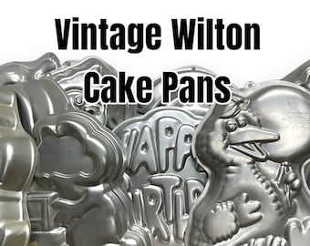 Wilton Cake Pans - Choose your design! - Price per Pan - Vintage Cake Pans, Combined shipping Available please ask.