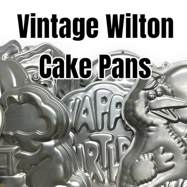 Wilton Cake Pans - Choose your design! - Price per Pan - Vintage Cake Pans, Combined shipping Available please ask.