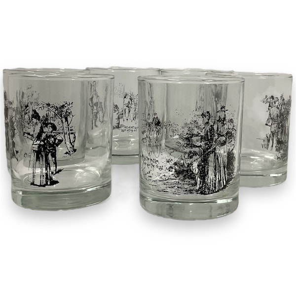 Vintage Kodak glasses lowball tumblers,  priced individually - Proceeds for Charity