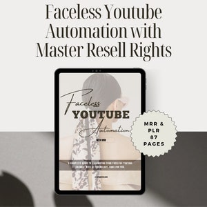 Automatización de YouTube sin rostro: YouTube Reels Instagram con nuestra guía completa. Domina los derechos de reventa, ingresos pasivos a través de PLR MRR