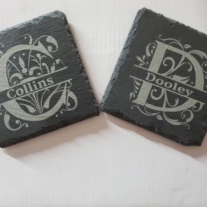 Slate Coasters set of 4