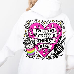 Gevoed door koffie en feministische woede, skeletfeminisme, skeletfeminisme png, skelet png