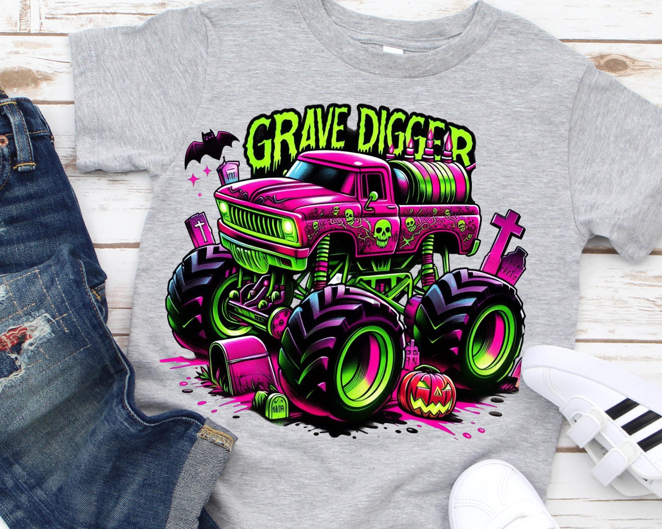 Halloween Monster Truck Png, Grave Digger Monster Truck