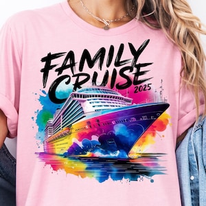 Family Cruise 2025 PNG Design, Tropical Cruise Trip Clipart, Cruise Ship Shirt Design, Digital Download, Sublimation Design