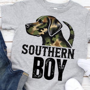 Southern Boy Png, Sublimation Design, Hunting Dog Png, Camouflage Png, Hunt Png, T-Shirt Design, Sweatshirt Png, Digital Download Png, DTF