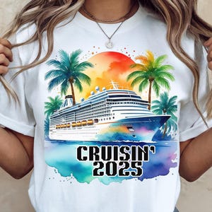 Cruise 2025 PNG Design, Cruise Trip Clipart, Family Cruise 2025 Png, Cruise Ship Shirt Design, Digital Download, Sublimation Design