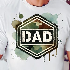 Camo Dad png, cool dad sublimation design, dad shirt digital download, father&#39;s day png, Hunting Dad Png
