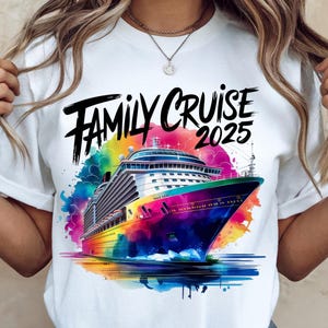 Family Cruise 2025 PNG Design, Tropical Cruise Trip Clipart, Cruise Ship Shirt Design, Digital Download, Sublimation Design
