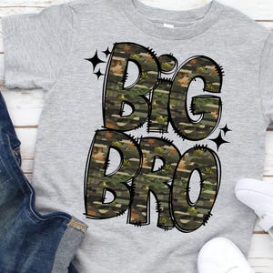 Big Bro Png, Promoted to Big Brother Png, Big Brother To Be Sublimation Design, Big Bro Tshirt Design, Camo Png Design, DTF
