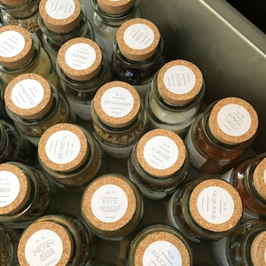 Round spice labels for (waterproof) labels for self-printing / download German for AVERY L4716-30 and other common labels