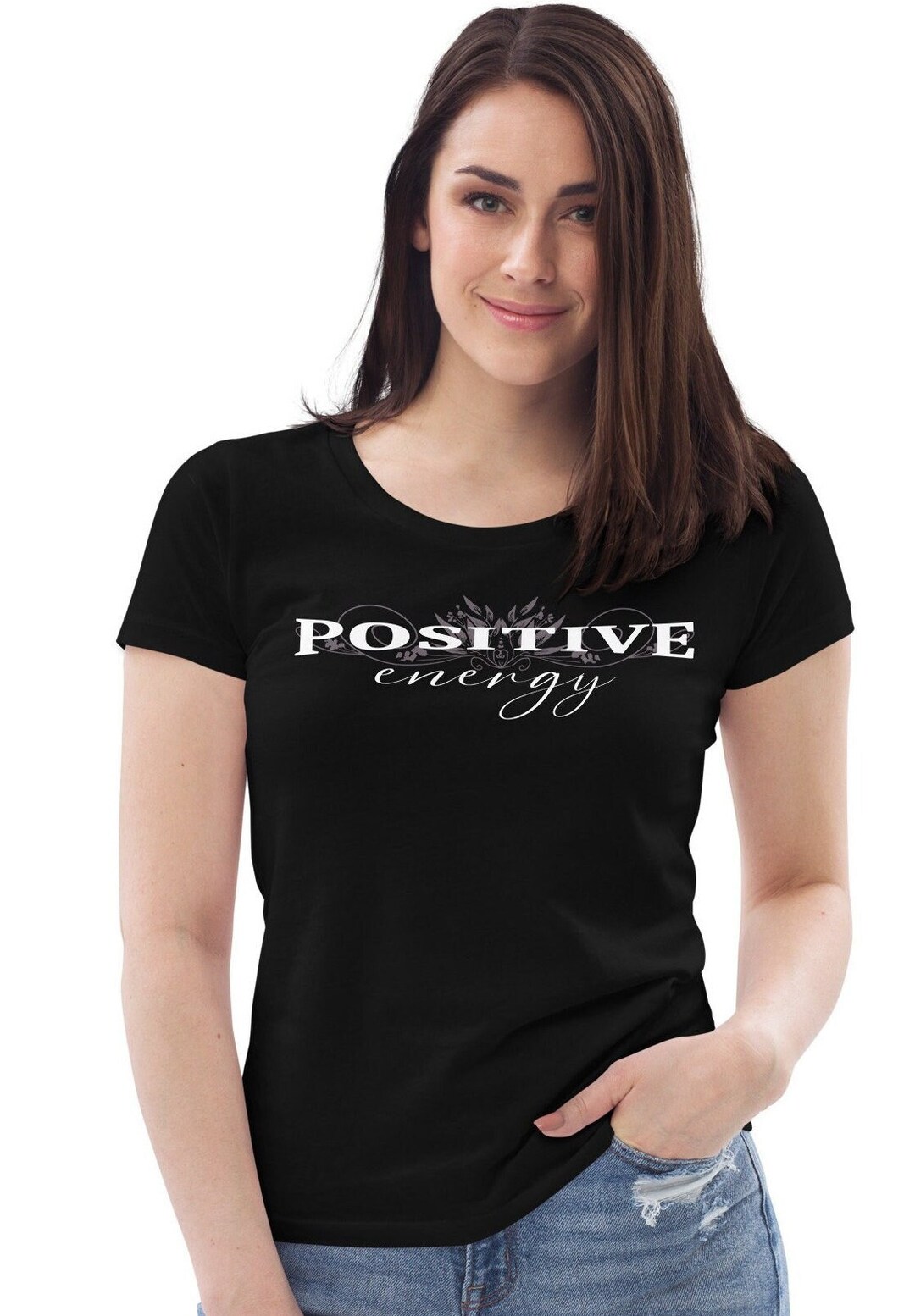 POSITIVE ENERGY Design Motivation Energetic Beautiful Etsy