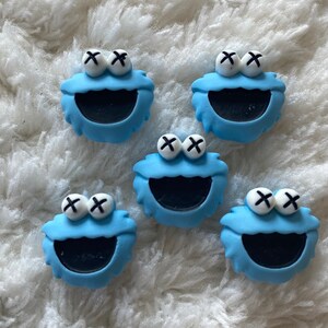 16mm Kinder Baby Harz niedlich blau rot Monster Cabochon, Kinder Handwerk Versorgung, DIY-Projekt, DIY Headwear Zubehör Versorgung Schreibwaren