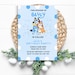 see more listings in the Bluey invitation section