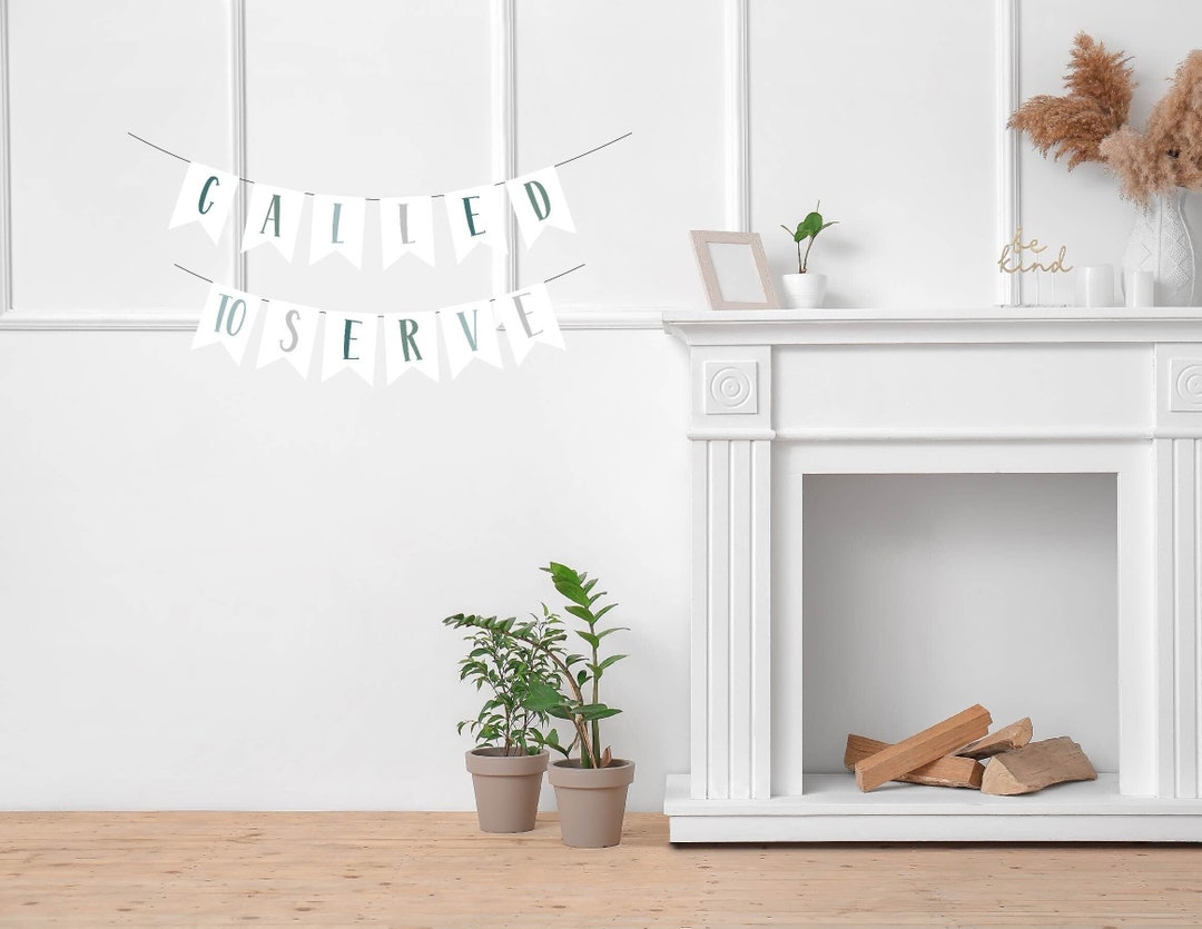 Called to Serve Banner Printable Etsy
