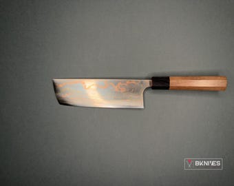 Takeshi Saji Aogami Rainbow Nakiri 165mm