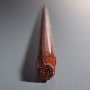 Marunao Premium Model Sechzehnseitige Granadillo Essstäbchen 225 mm