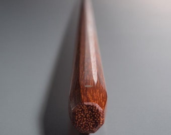 Marunao Premium Model Sixteen-Sided Granadillo Chopsticks 225mm
