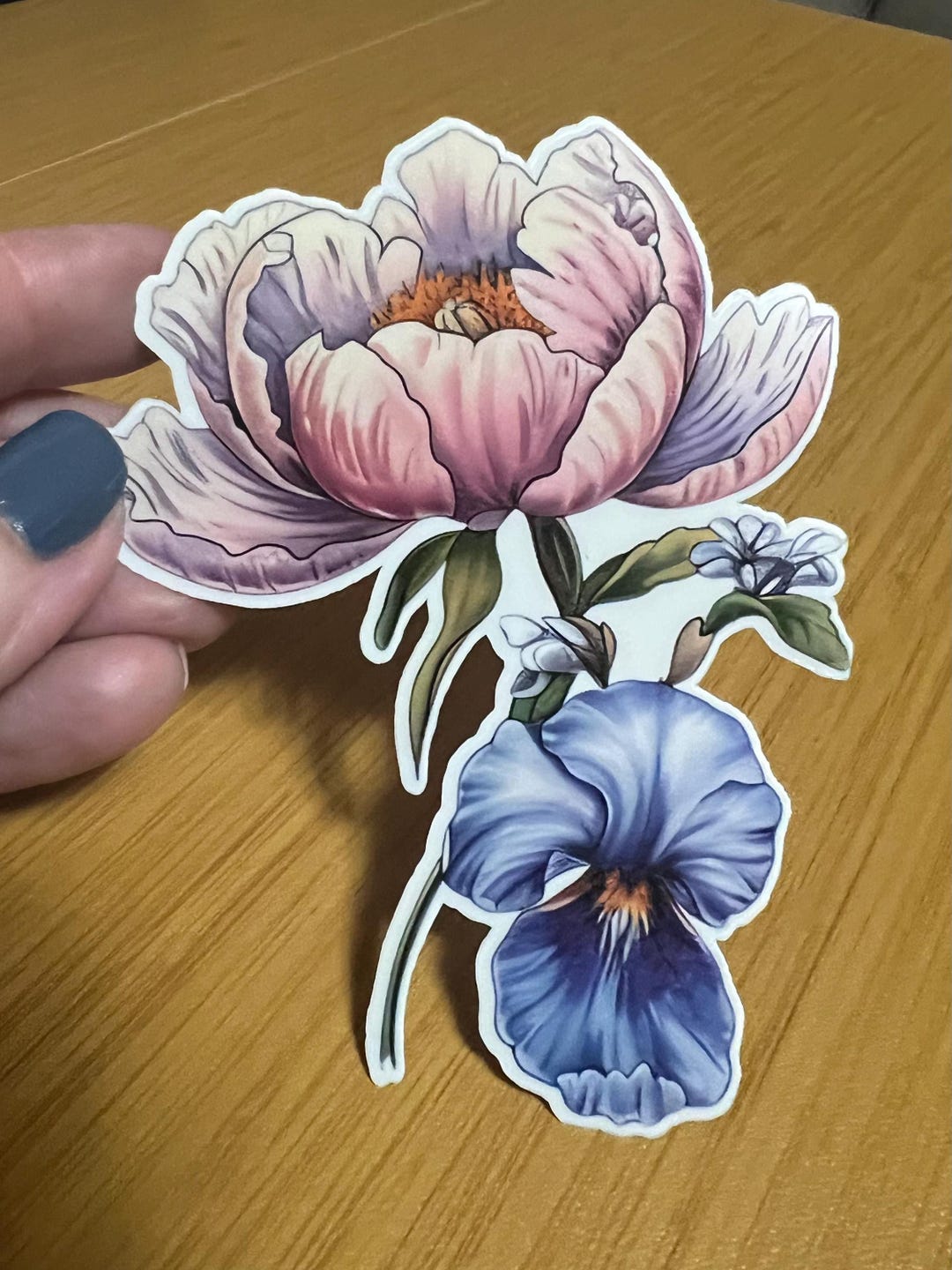 Floral Sticker 4x5