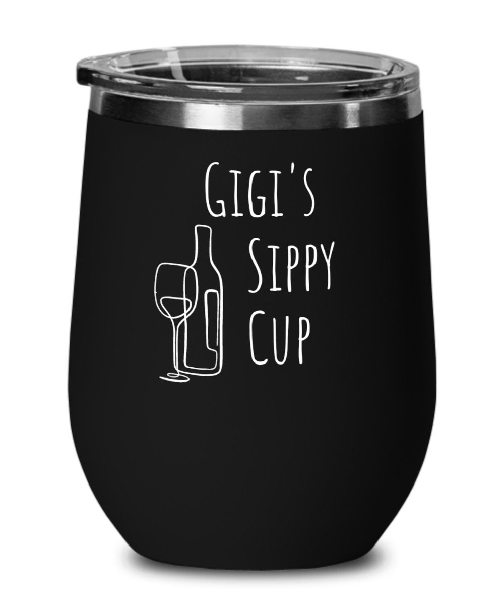 Giftcraft - Sentiment Wine Cup with Sip Lid Grandma's Sippy Cup