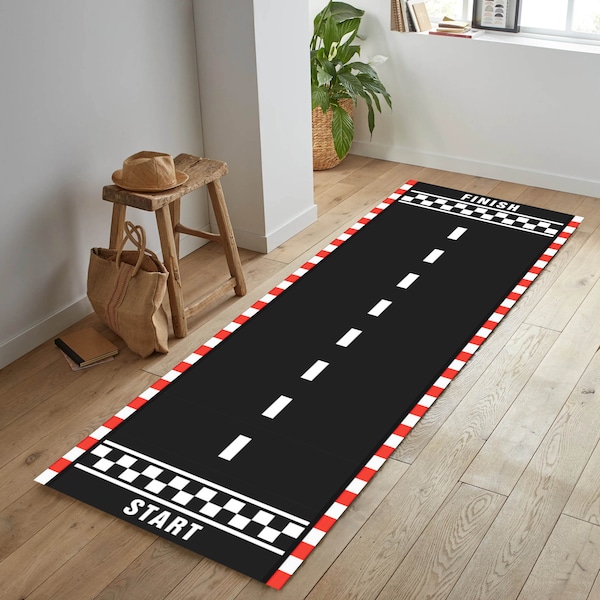 Car Road Rug Etsy