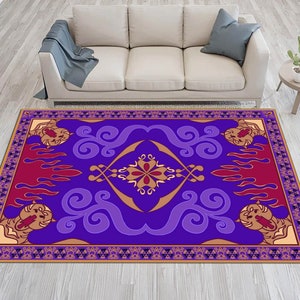 Aladdin Rug, Aladdin Magic Carpet, Fantastic Rug, Living Room Rug, Kids Room Rug, Ethnic Rug, Floor Rug, Magic Floor Mat