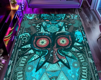 Legend of Zelda Rug: Colorful Gamer Room Decor