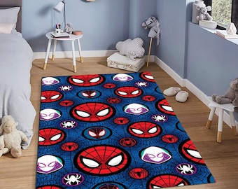 Dywan Spiderman: dekoracja pokoju dziecięcego z superbohaterami