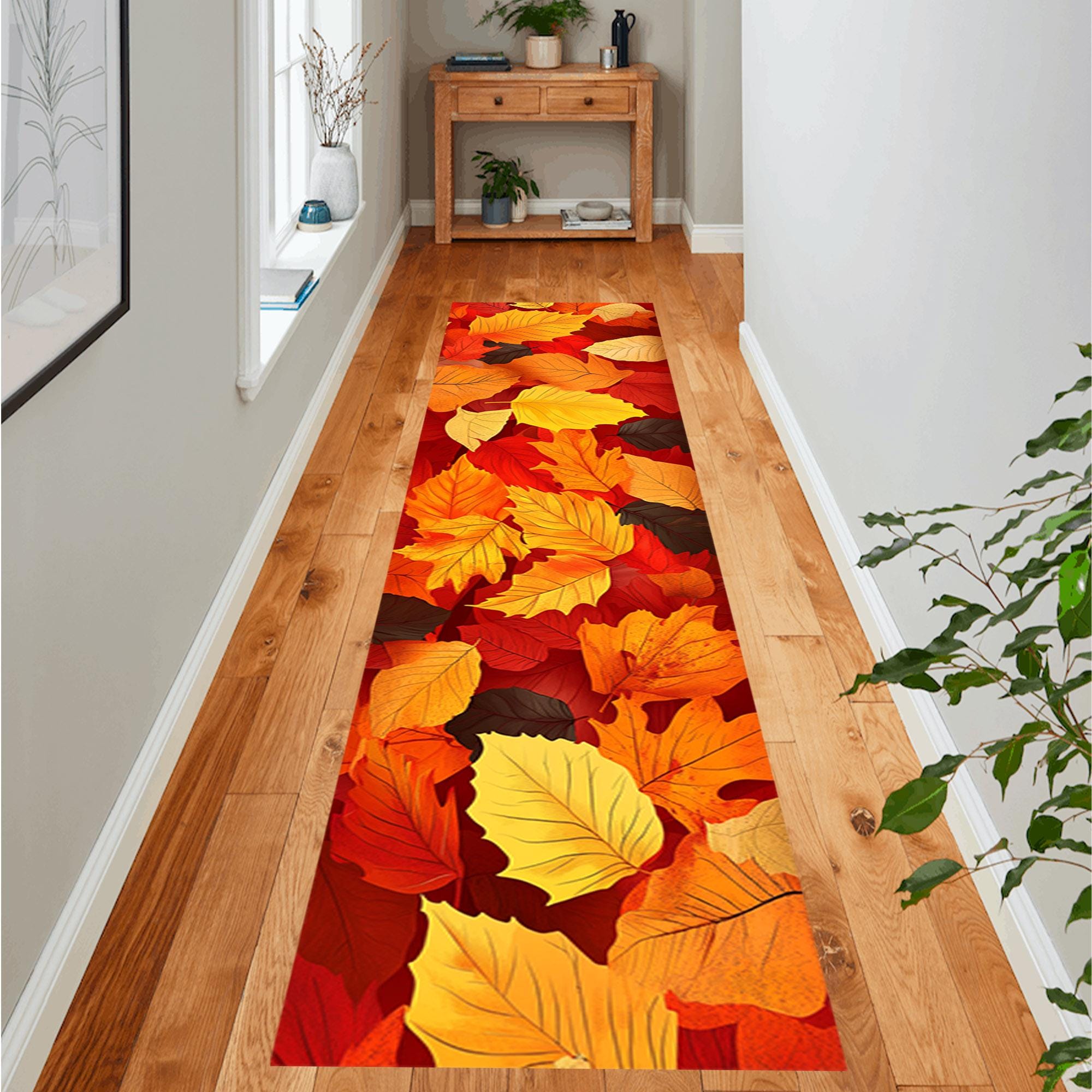 Autumn Leaves Rug: Non-slip Fall Area Rug - Etsy