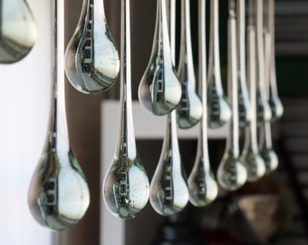 Tear Drop | Decorative Glass Set of 4 | 10 "