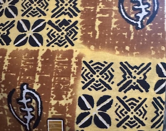 African Fabric 6 Yards | Ankara Wax Print Fabric by the Yard | Sewing & Creative Use