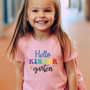 Hello School Shirt, Back to School Youth Shirt, First Day of School, Youth Shirt, Infant Pre-School Shirt, Welcome back to school