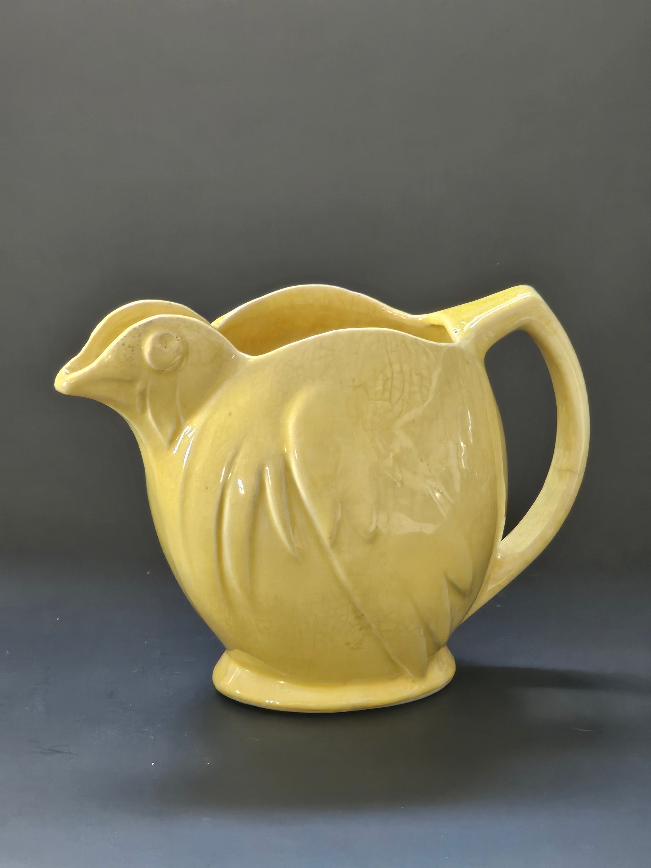 Vintage Mccoy Pottery USA Chicken Themed Water/milk Pitcher 1940's