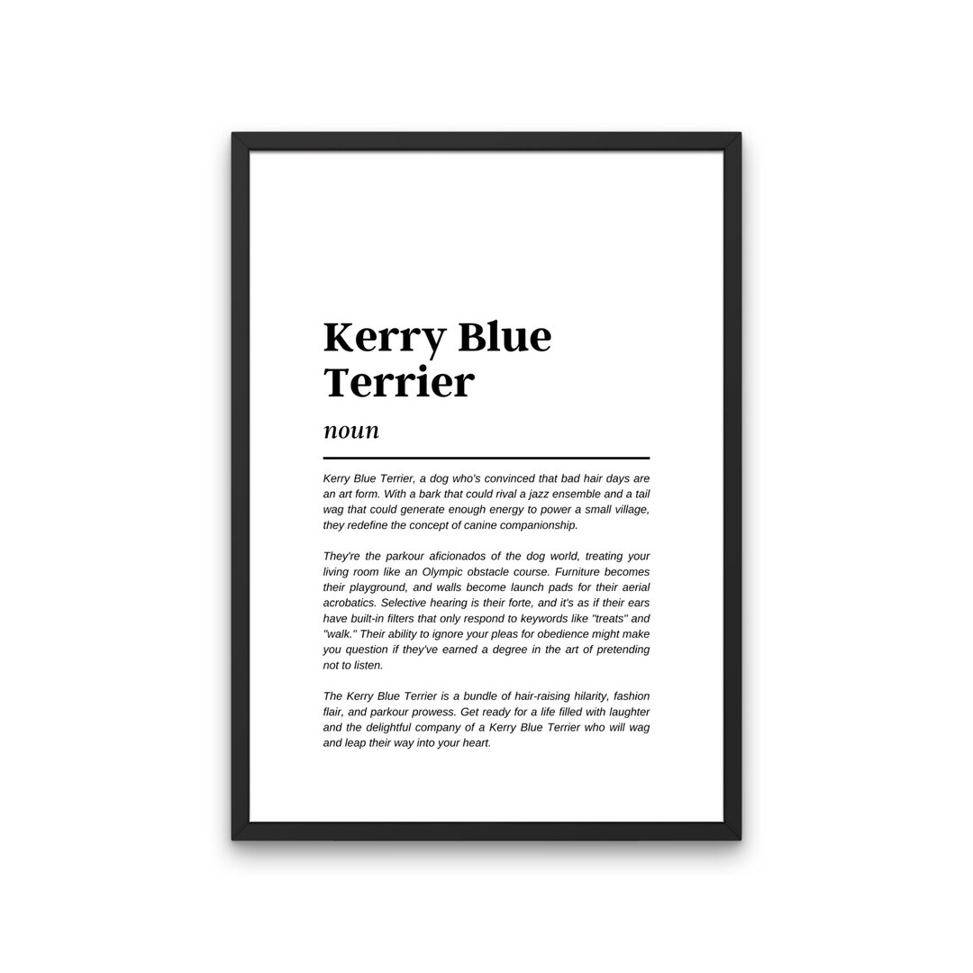 Kerry Blue Terrier Umbrella Kerry Blue Terrier Umbrella