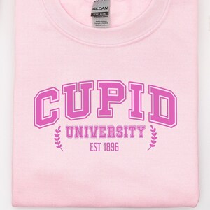 Cupid University Sublimation PNG, Valentine Tshirt Design, Cupid sweatshirt Png, Romantic Love PNG, Pink Valentine Digital png