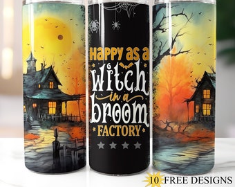 Halloween heks 20oz skinny tuimelaar wrap, grappige heks tuimelaar sublimatie ontwerp, Halloween PNG, naadloze digitale download, grappige heks