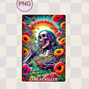 Tarot Karte Getreide Mörder PNG, Erwachsenen Humor Skelett Png, sarkastischer Schädel Blumen Png, lustige Tarot Karte Png, Tarot Karte Sublimation Blumen png